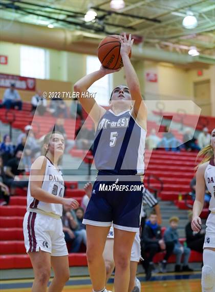 Thumbnail 2 in Danville vs. Tri-West Hendricks (Hendricks country Tournament) photogallery.