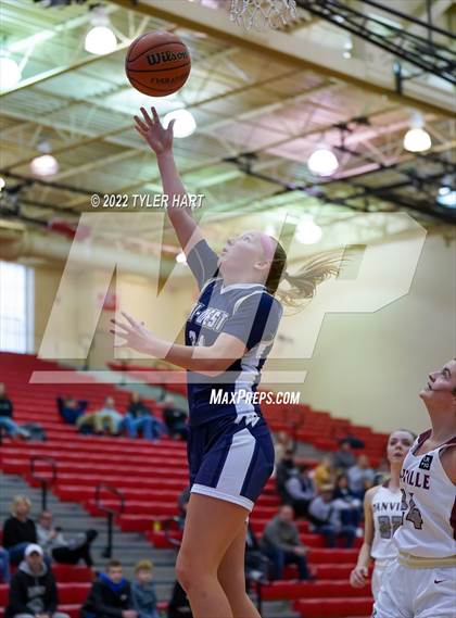 Thumbnail 3 in Danville vs. Tri-West Hendricks (Hendricks country Tournament) photogallery.