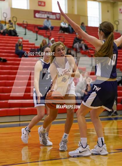 Thumbnail 2 in Danville vs. Tri-West Hendricks (Hendricks country Tournament) photogallery.