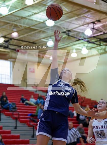 Thumbnail 3 in Danville vs. Tri-West Hendricks (Hendricks country Tournament) photogallery.