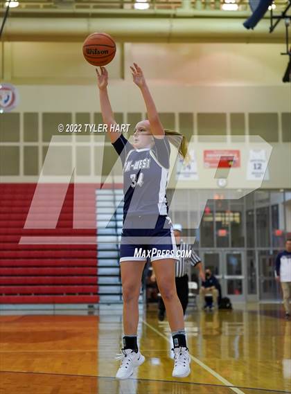 Thumbnail 2 in Danville vs. Tri-West Hendricks (Hendricks country Tournament) photogallery.