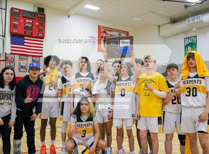Thumbnail 1 in Mineral County vs. Lund (NIAA 1A Central Finals) photogallery.