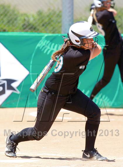 Thumbnail 3 in Valley Center vs. Mater Dei Catholic (CIF SDS D4 Final) photogallery.