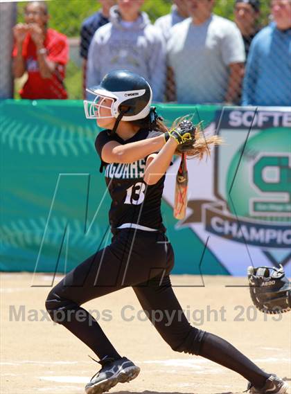 Thumbnail 1 in Valley Center vs. Mater Dei Catholic (CIF SDS D4 Final) photogallery.