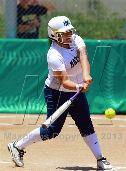 Thumbnail 3 in Valley Center vs. Mater Dei Catholic (CIF SDS D4 Final) photogallery.