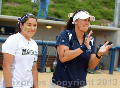 Thumbnail 3 in Valley Center vs. Mater Dei Catholic (CIF SDS D4 Final) photogallery.