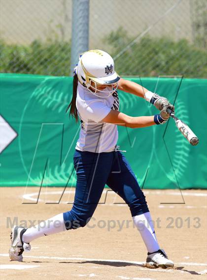 Thumbnail 3 in Valley Center vs. Mater Dei Catholic (CIF SDS D4 Final) photogallery.