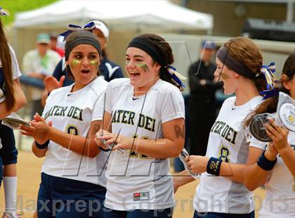 Thumbnail 1 in Valley Center vs. Mater Dei Catholic (CIF SDS D4 Final) photogallery.