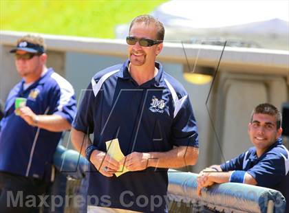 Thumbnail 3 in Valley Center vs. Mater Dei Catholic (CIF SDS D4 Final) photogallery.