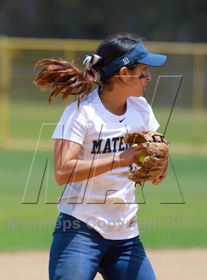 Thumbnail 3 in Valley Center vs. Mater Dei Catholic (CIF SDS D4 Final) photogallery.