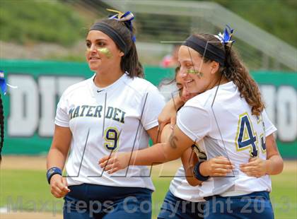 Thumbnail 1 in Valley Center vs. Mater Dei Catholic (CIF SDS D4 Final) photogallery.