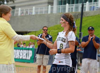 Thumbnail 1 in Valley Center vs. Mater Dei Catholic (CIF SDS D4 Final) photogallery.