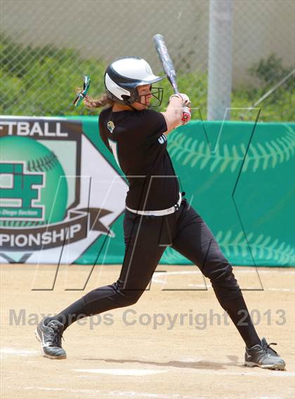 Thumbnail 3 in Valley Center vs. Mater Dei Catholic (CIF SDS D4 Final) photogallery.