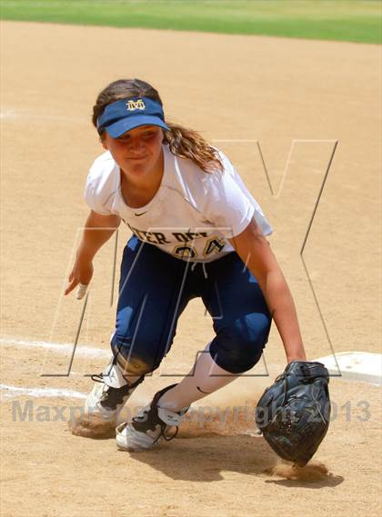 Thumbnail 1 in Valley Center vs. Mater Dei Catholic (CIF SDS D4 Final) photogallery.