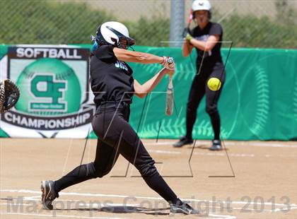 Thumbnail 2 in Valley Center vs. Mater Dei Catholic (CIF SDS D4 Final) photogallery.
