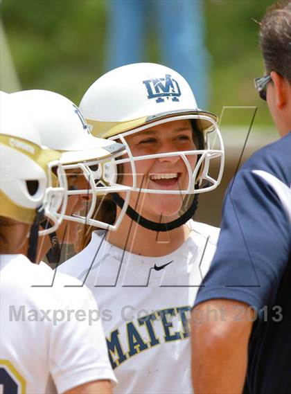 Thumbnail 2 in Valley Center vs. Mater Dei Catholic (CIF SDS D4 Final) photogallery.