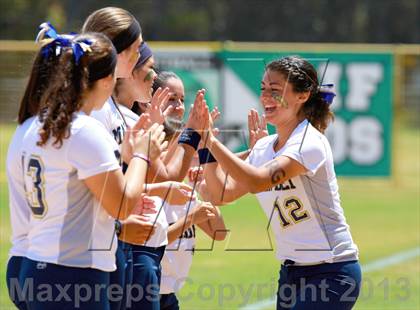 Thumbnail 3 in Valley Center vs. Mater Dei Catholic (CIF SDS D4 Final) photogallery.