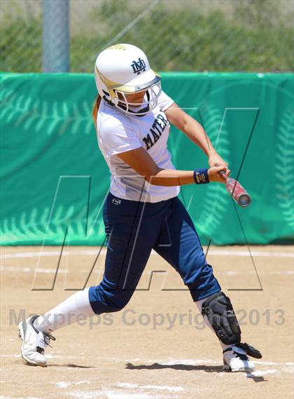Thumbnail 3 in Valley Center vs. Mater Dei Catholic (CIF SDS D4 Final) photogallery.
