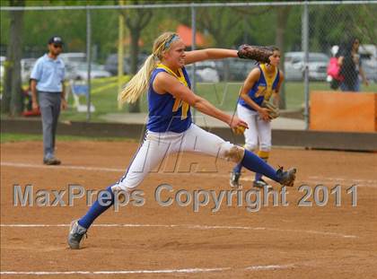Thumbnail 3 in Granite Bay vs South Tahoe (Stephanie LeDoux Tournament) photogallery.