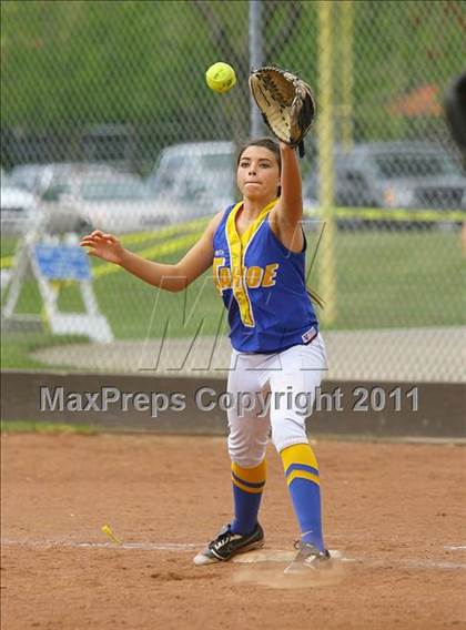 Thumbnail 3 in Granite Bay vs South Tahoe (Stephanie LeDoux Tournament) photogallery.