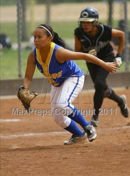 Thumbnail 3 in Granite Bay vs South Tahoe (Stephanie LeDoux Tournament) photogallery.