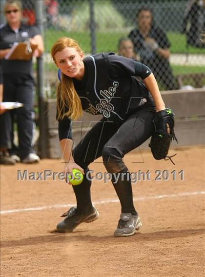 Thumbnail 3 in Granite Bay vs South Tahoe (Stephanie LeDoux Tournament) photogallery.
