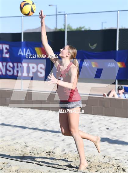 Thumbnail 2 in O'Connor vs. Desert Ridge (AIA DI Pairs Semifinal) photogallery.