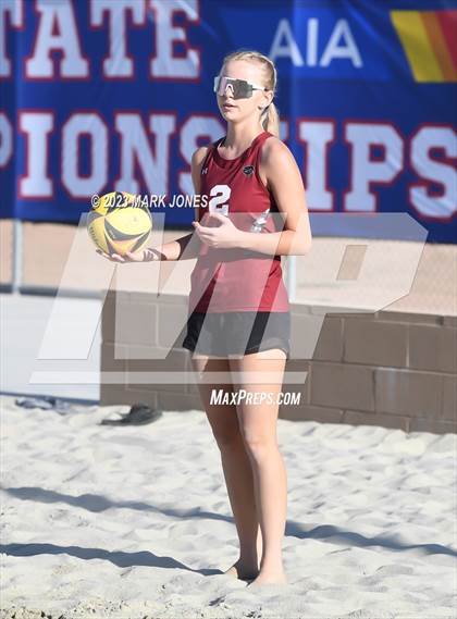 Thumbnail 2 in O'Connor vs. Desert Ridge (AIA DI Pairs Semifinal) photogallery.