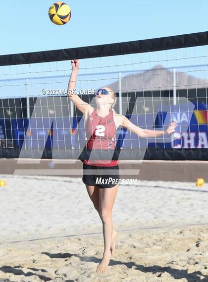 Thumbnail 1 in O'Connor vs. Desert Ridge (AIA DI Pairs Semifinal) photogallery.