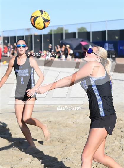 Thumbnail 1 in O'Connor vs. Desert Ridge (AIA DI Pairs Semifinal) photogallery.