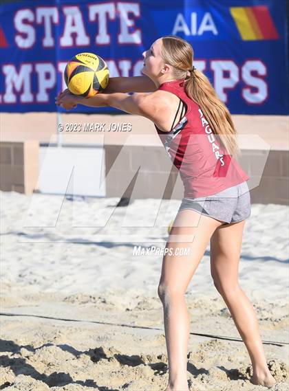 Thumbnail 1 in O'Connor vs. Desert Ridge (AIA DI Pairs Semifinal) photogallery.