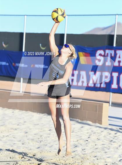 Thumbnail 2 in O'Connor vs. Desert Ridge (AIA DI Pairs Semifinal) photogallery.