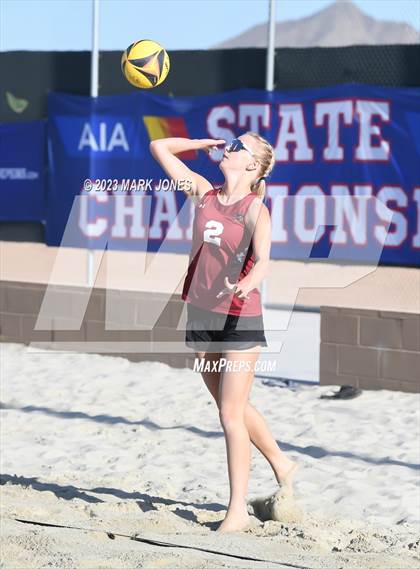 Thumbnail 3 in O'Connor vs. Desert Ridge (AIA DI Pairs Semifinal) photogallery.