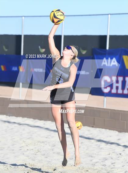 Thumbnail 2 in O'Connor vs. Desert Ridge (AIA DI Pairs Semifinal) photogallery.
