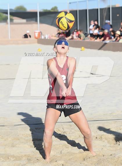 Thumbnail 1 in O'Connor vs. Desert Ridge (AIA DI Pairs Semifinal) photogallery.