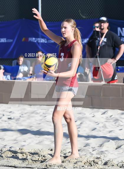 Thumbnail 3 in O'Connor vs. Desert Ridge (AIA DI Pairs Semifinal) photogallery.