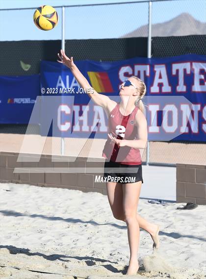 Thumbnail 1 in O'Connor vs. Desert Ridge (AIA DI Pairs Semifinal) photogallery.