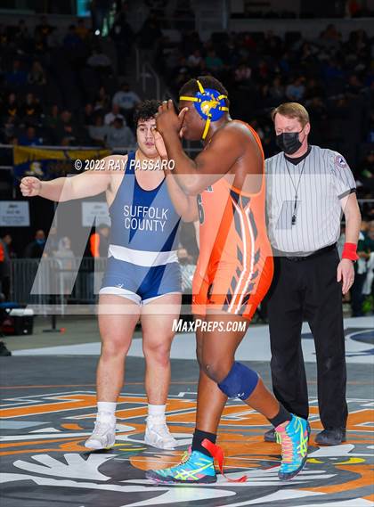 Thumbnail 1 in 2022 NYSPHSAA Wrestling Championships - Quarter Finals photogallery.