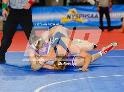 Thumbnail 1 in 2022 NYSPHSAA Wrestling Championships - Quarter Finals photogallery.