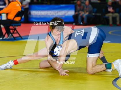 Thumbnail 1 in 2022 NYSPHSAA Wrestling Championships - Quarter Finals photogallery.