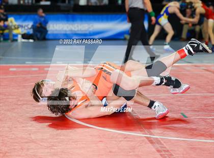 Thumbnail 1 in 2022 NYSPHSAA Wrestling Championships - Quarter Finals photogallery.