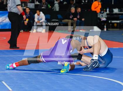 Thumbnail 1 in 2022 NYSPHSAA Wrestling Championships - Quarter Finals photogallery.