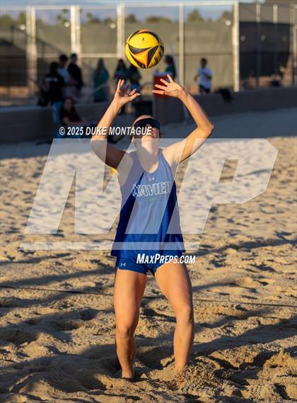 Thumbnail 1 in Xavier College Prep vs. Notre Dame Prep (AIA Pairs D-I Finals) photogallery.
