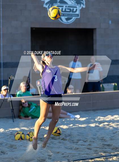 Thumbnail 2 in Xavier College Prep vs. Notre Dame Prep (AIA Pairs D-I Finals) photogallery.