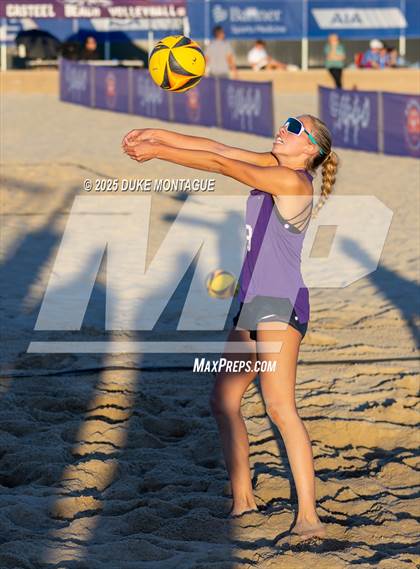 Thumbnail 3 in Xavier College Prep vs. Notre Dame Prep (AIA Pairs D-I Finals) photogallery.