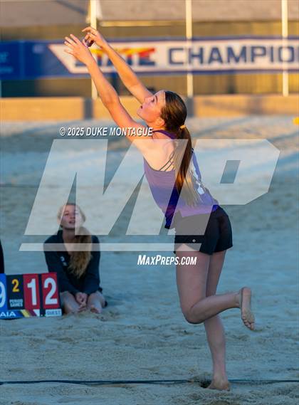 Thumbnail 1 in Xavier College Prep vs. Notre Dame Prep (AIA Pairs D-I Finals) photogallery.