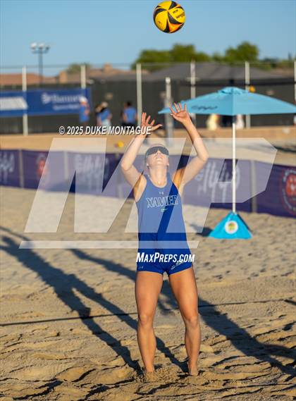 Thumbnail 3 in Xavier College Prep vs. Notre Dame Prep (AIA Pairs D-I Finals) photogallery.