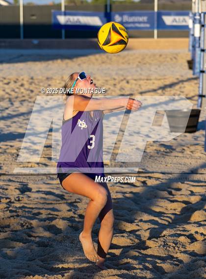 Thumbnail 1 in Xavier College Prep vs. Notre Dame Prep (AIA Pairs D-I Finals) photogallery.