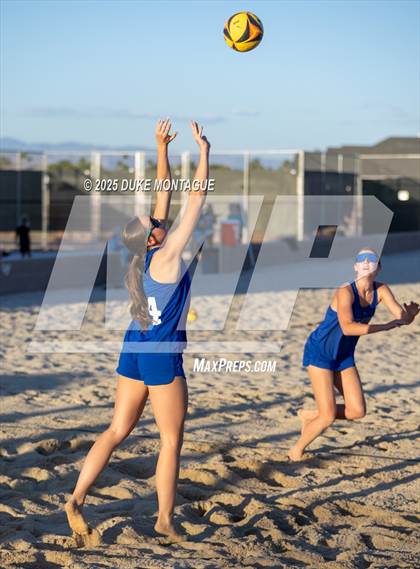 Thumbnail 1 in Xavier College Prep vs. Notre Dame Prep (AIA Pairs D-I Finals) photogallery.