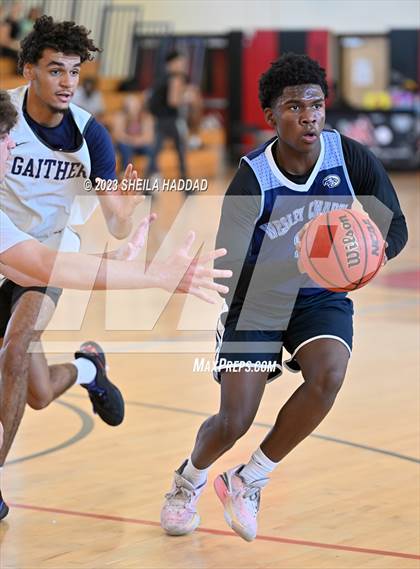Thumbnail 3 in Wesley Chapel vs Gaither (The Hoop Vibe Preseason League) photogallery.